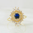 Anillo Nevada Hexagonal 2.35gr / T7 / Oro Amarillo 18K