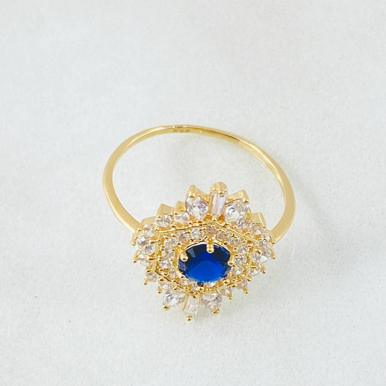 Anillo Nevada Hexagonal 2.35gr / T7 / Oro Amarillo 18K