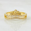 Anillo Corona Pavonada 3.35gr / T6 1/4 / Oro Amarillo 18K