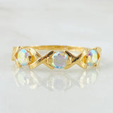 Anillo Prismal 2.35gr / T8 / Oro Amarillo 18K