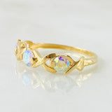 Anillo Prismal 2.35gr / T8 / Oro Amarillo 18K
