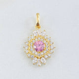 Nevada Hexagonal Pendant 2gr / 1in / 18K Gold