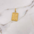 Pendant Sacred Heart 1.6gr / 3cm / 18K Yellow Gold #