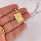 Pendant Sacred Heart 1.6gr / 3cm / 18K Yellow Gold #