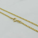 Cadena Escalera Plana 3.3 g / 23 3/4 in / 2.56 mm Oro Amarillo 18K
