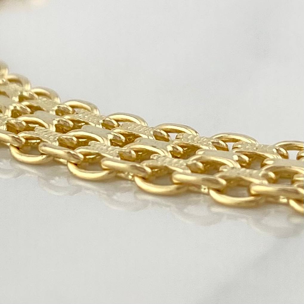 Pulso Chino 13.4 g / 7 3/4 in / 7 mm Oro Amarillo 18K