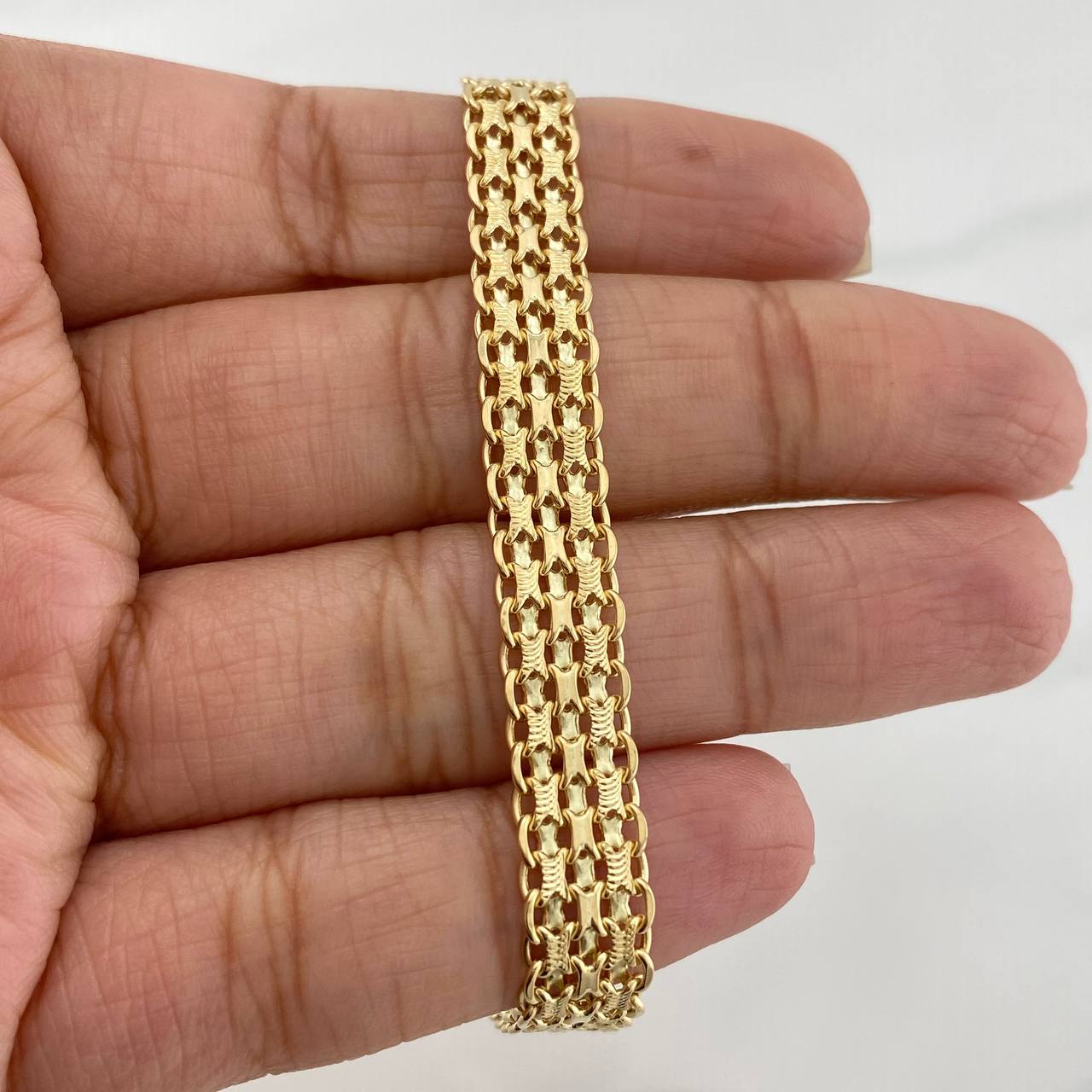 Pulso Chino 13.4 g / 7 3/4 in / 7 mm Oro Amarillo 18K