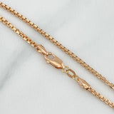 Cadena Veneciana 10.85 g / 20 in / 1.5 mm Oro Rosa 18K