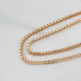 Cadena Veneciana 10.85 g / 20 in / 1.5 mm Oro Rosa 18K