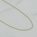 Cadena Veneciana 1.6 g / 23 3/4 in / 0.5 mm Oro Amarillo 18K