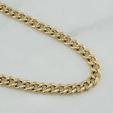 Cadena Cubana 20.6 g / 25 1/2 in / 3 mm Oro Amarillo 18K