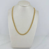 Cadena Cubana 20.6 g / 25 1/2 in / 3 mm Oro Amarillo 18K