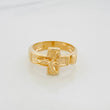 Anillo Cruz 5.75 g / T8 3/4 Oro Amarillo 18K
