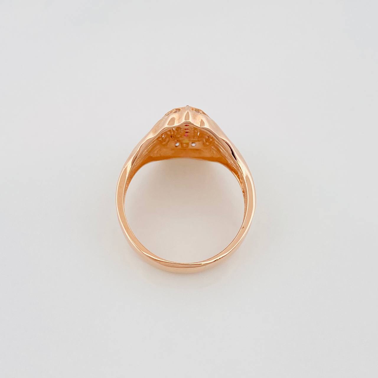 Anillo Virgen Guadalupe 3.85 g / T6 Oro Rosa 18K