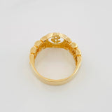 Anillo Correa Signo Peso 8.8 g / T10 3/4 Oro Amarillo 18K