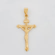 Dije Cristo Cruz 3.45 g / 1 3/4 in Oro Amarillo 18K