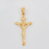 Dije Cristo Cruz 3.45 g / 1 3/4 in Oro Amarillo 18K