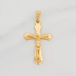 Pendant Christ Cross 2.95 g / 1 1/2 in 18K Yellow Gold