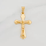 Pendant Christ Cross 2.95 g / 1 1/2 in 18K Yellow Gold