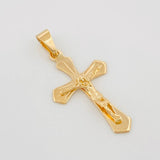 Pendant Christ Cross 2.95 g / 1 1/2 in 18K Yellow Gold