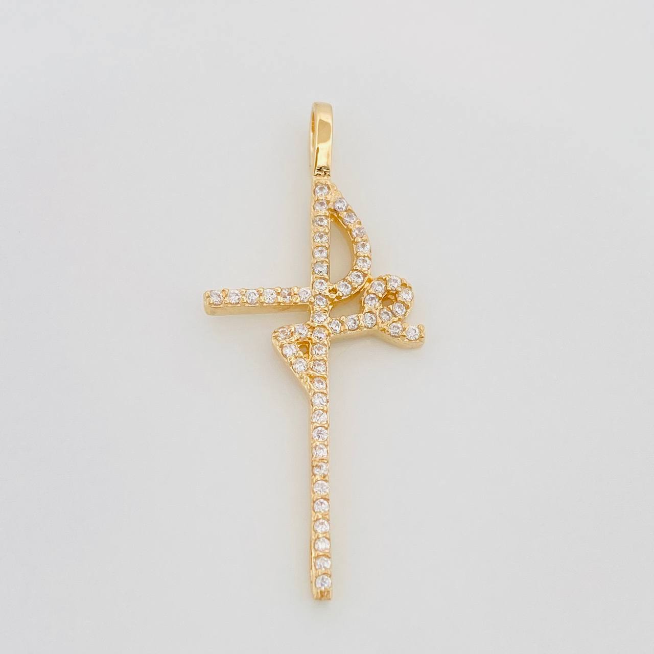 Dije Cruz Fe 1.8 g / 1 1/2 in Oro Amarillo 18K