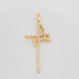Dije Cruz Fe 1.8 g / 1 1/2 in Oro Amarillo 18K