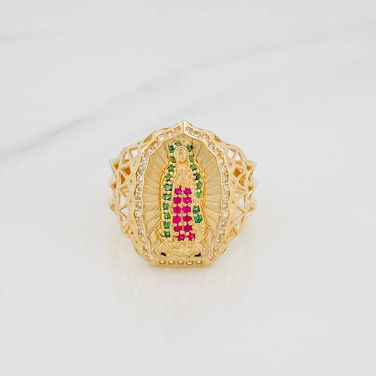 Virgin Guadalupe Ring 5.05 g / T9 Yellow Gold 18K