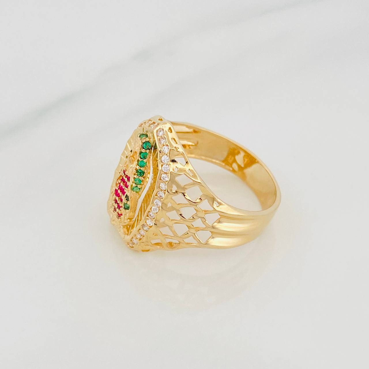 Anillo Virgen Guadalupe 5.05 g / T9 Oro Amarillo 18K