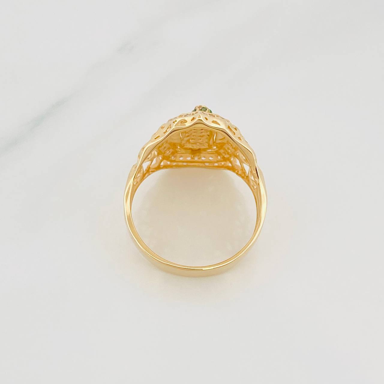 Anillo Virgen Guadalupe 5.05 g / T8 1/2 Oro Amarillo 18K