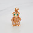 Dije Oso Moño Articulado 4.3 g / 1 1/4 in Oro Rosa 18K