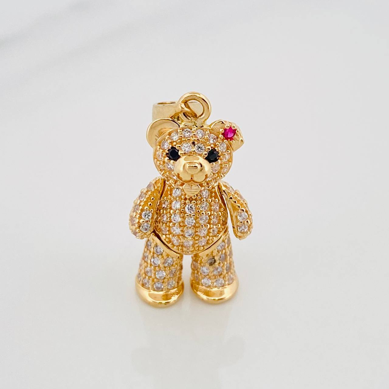 Dije Oso Moño Articulado 4.4 g / 1 1/4 in Oro Amarillo 18K