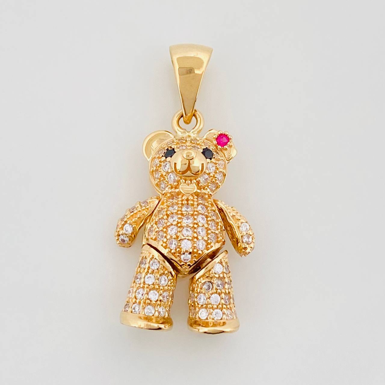 Dije Oso Moño Articulado 4.4 g / 1 1/4 in Oro Amarillo 18K