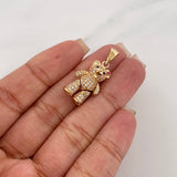 Dije Oso Moño Articulado 4.4 g / 1 1/4 in Oro Amarillo 18K