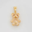 Dije Oso 3.25 g / 1 in Oro Amarillo 18K