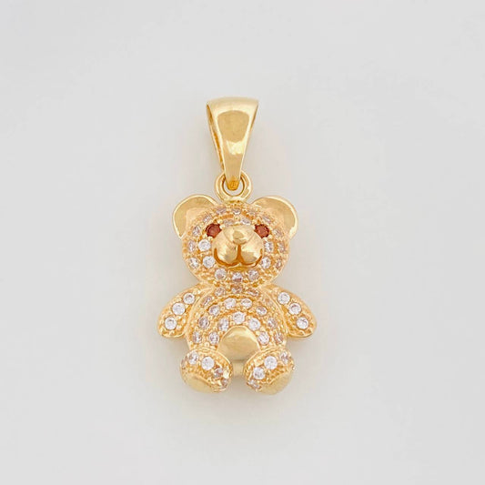 Dije Oso 3.25 g / 1 in Oro Amarillo 18K
