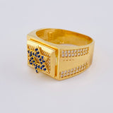 Star of David Ring 9.1 g / T11 Yellow Gold 18K
