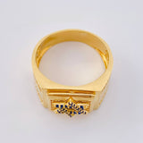 Star of David Ring 9.1 g / T11 Yellow Gold 18K