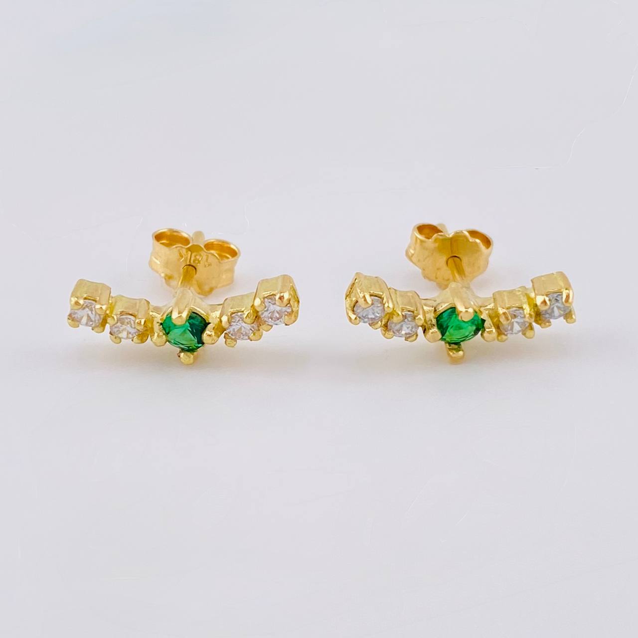 Arc Stud Earrings 2.2 g / 1/2 in Yellow Gold 18K
