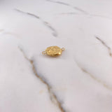 Charm Sol Y Luna 1.05gr / 2.2cm / 18K Yellow Gold Stamped #