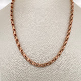 Rustic Wheat Chain 9.6gr / 18 3/4 in / 18K Gold $