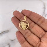 Pendant Lady Justicia 2.4gr / 2.7cm / 18K Yellow Gold #