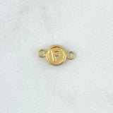 Charm Letter F 0.55gr / 1cm / 18K Yellow Gold
