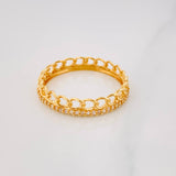Churumbela Cuban Ring 2.45g / T9 Yellow Gold 18K