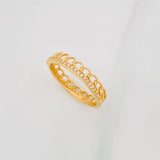 Churumbela Cuban Ring 2.45g / T9 Yellow Gold 18K