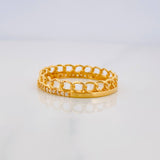 Churumbela Cuban Ring 2.45g / T9 Yellow Gold 18K