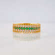 Churumbela Dense Channel Ring 3.75g / T6 3/4 Yellow Gold 18K