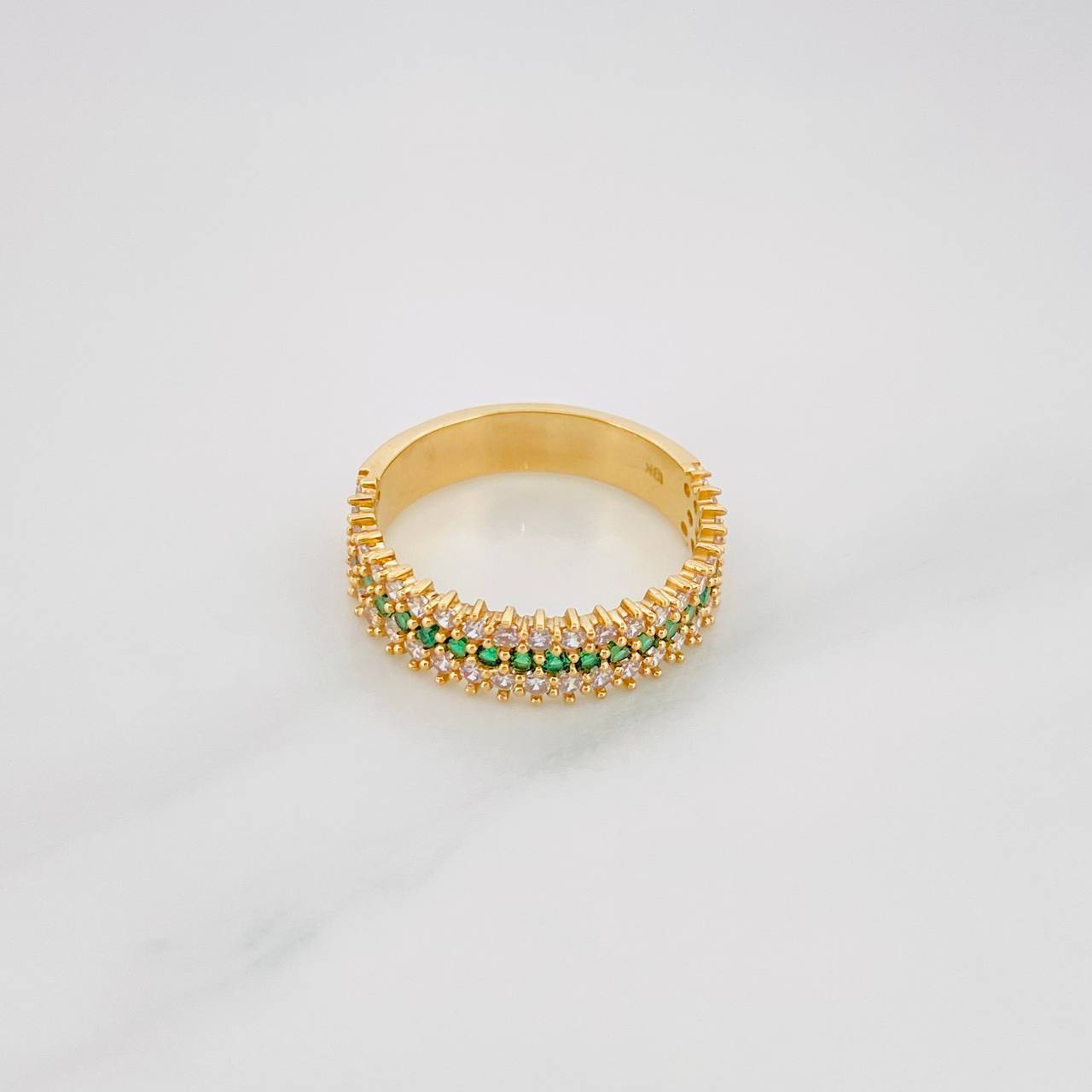 Churumbela Dense Channel Ring 3.75g / T6 3/4 Yellow Gold 18K