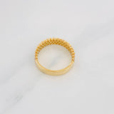 Churumbela Dense Channel Ring 3.75g / T6 3/4 Yellow Gold 18K
