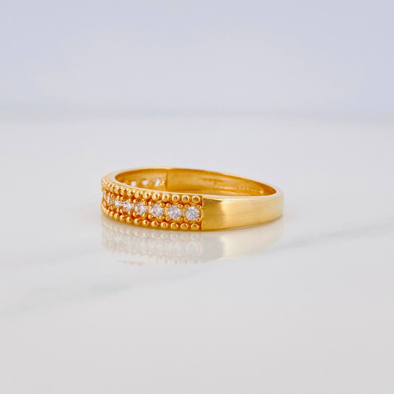 Churumbela Ring 2.6g / Size 7 1/2 Yellow Gold 18K