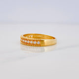 Churumbela Ring 2.6g / Size 7 1/2 Yellow Gold 18K